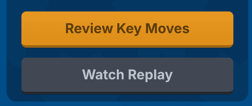 Screenshot of the new "Watch Replay" button in game review.